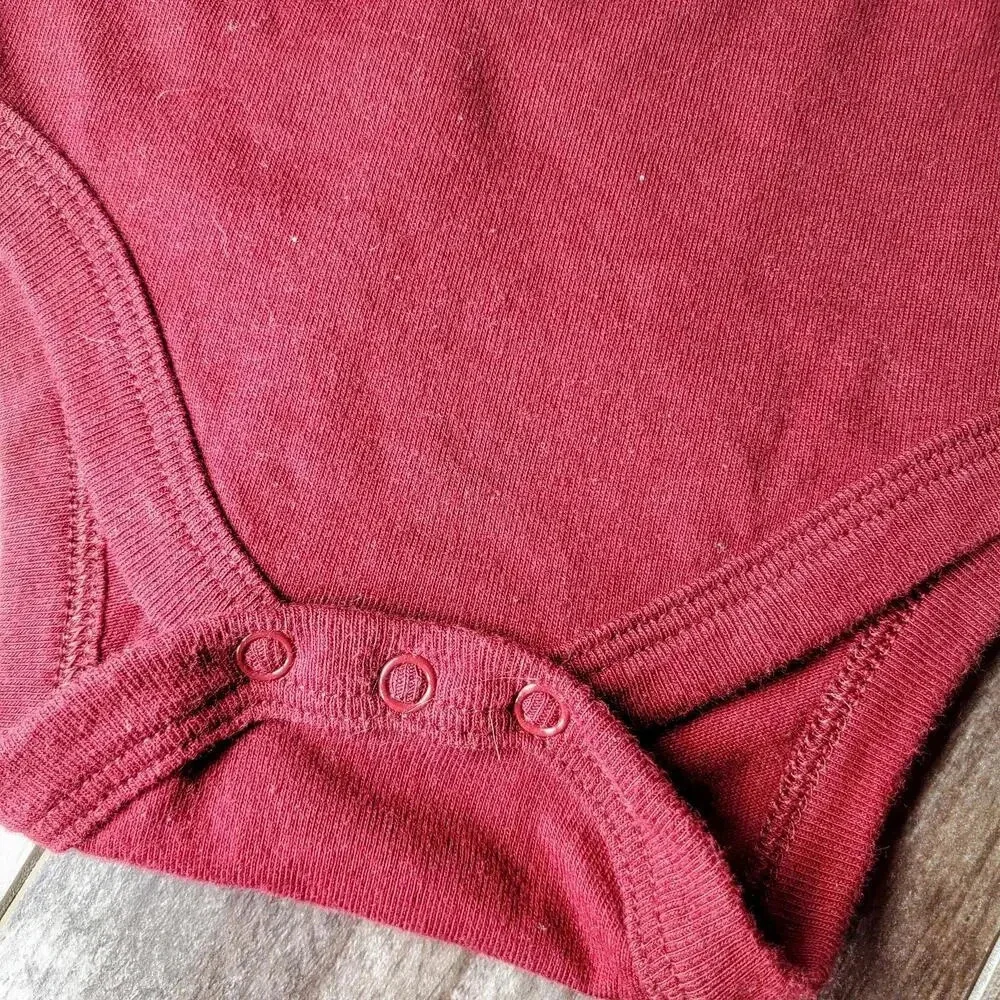 Baby Boy Size 3-6M Bodysuit Bundle | Burgundy and Blue | Circo & Carter's